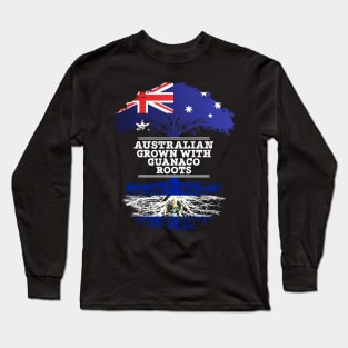 Australian Grown With Guanaco Roots - Gift for Guanaco With Roots From El Salvador Long Sleeve T-Shirt